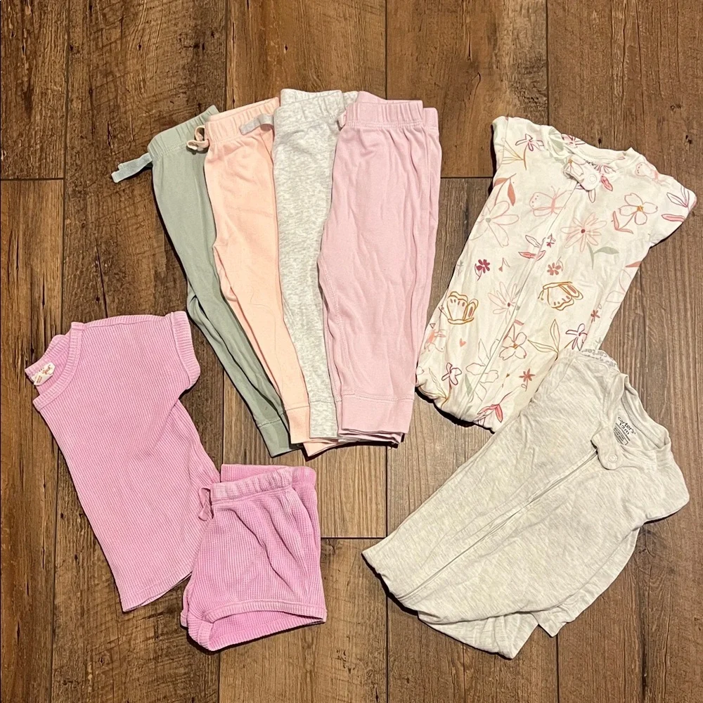 Carter’s and Cat & Jack Baby Girl Bundle, 12 months